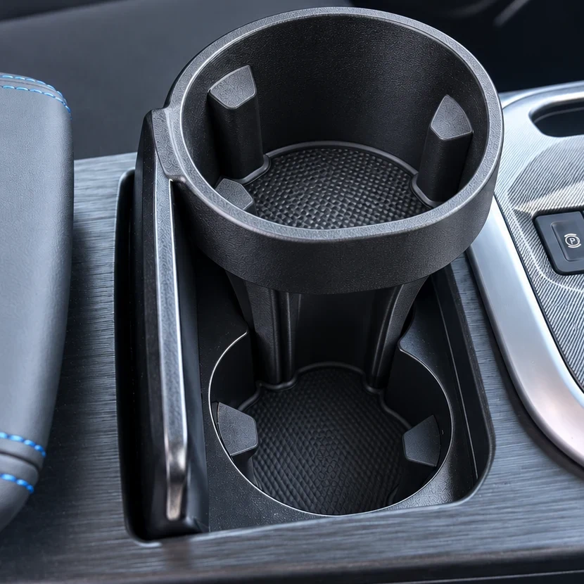 RISE cup holder concept installed in a Haval Jolion centre console